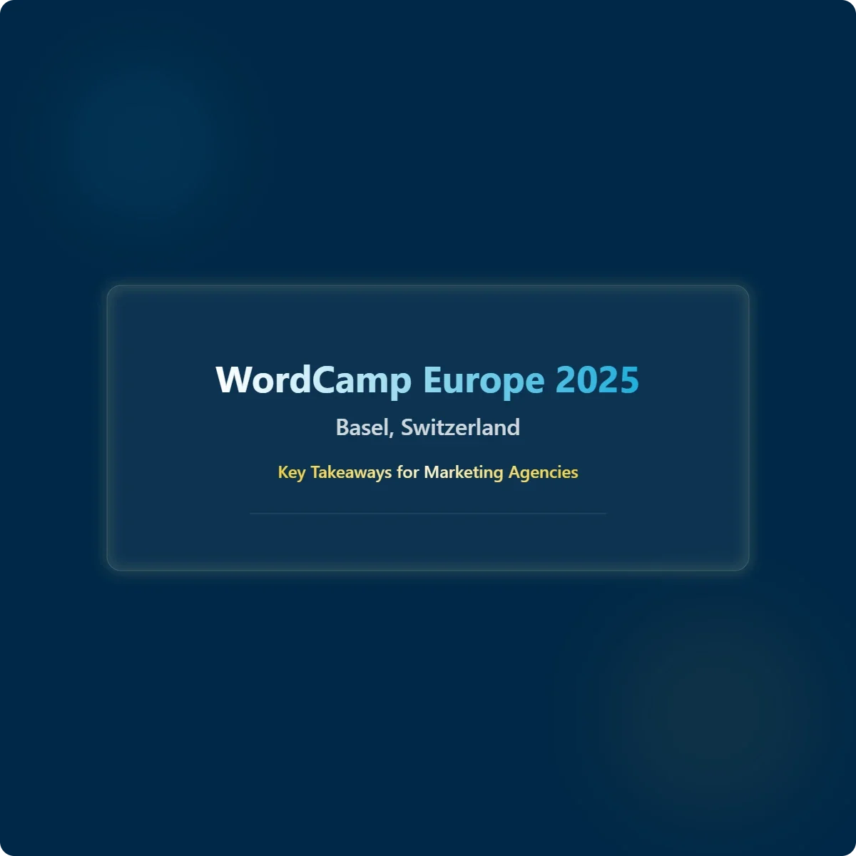 WordCamp Europe 2025 event in Basel Switzerland.