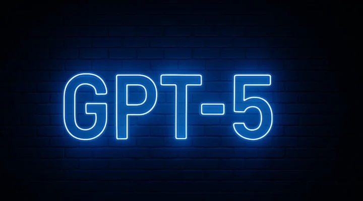 Neon text reading GPT‑5 on a dark wall, illustrating AI‑led search and UK SEO strategies including AEO and GEO